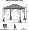 pavilon 3 × 3 m, grilovací pavilon s moskytiérou, Náhled obrázku produktu 7