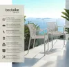 tectake® Gartenstühle Alcudia, wetterfest, stapelbar Produktbild-Vorschau 2