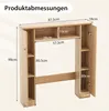 COSTWAY Toaletní skříňka, koupelnová skříňka, koupelnová Náhled obrázku produktu 7