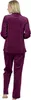 RAIKOU Damen Velours Freizeitanzug Hausanzug Sportanzug Produktbild-Vorschau 3