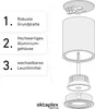 3er Set Oktaplex Aufbaustrahler Alu schwenkbar inkl. LED Produktbild-Vorschau 4