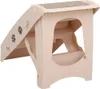 vidaXL Skládací schody pro psy krémové 62x40x49,5 cm Náhled obrázku produktu 5