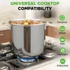 NutriChef Kochtopf, 18L- Ø-30cm, Suppentopf Edelstahl Produktbild-Vorschau 2