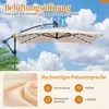 Parasol COSTWAY 250 cm z podstawą, oświetleniem LED i Podgląd zdjęcia produktu 4