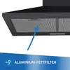 MPM MPM-60-OK-28 Wand-Kaminhaube 348 m³/h Shwarz 60cm Produktbild-Vorschau 4