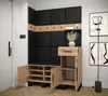 Garderobe ARTIN Set 10 mit gepolsterten Paneelen Industrial Produktbild-Vorschau 3