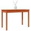 A wooden table with a vase of branches on top, isolated on a white background. Náhľad obrázku produktu