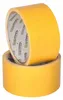 Two rolls of yellow double-sided tape stacked on top of each other. Produktbild-Vorschau