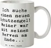 Mr. & Mrs. Panda Tasse Spruch Neuer Schutz - Weiß - Produktbild-Vorschau 1