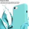 A close-up of a turquoise phone case with water splashes. Náhled obrázku produktu