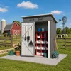 Geräteschuppen Gerätehaus Gartenhaus Metall XL Fundament Produktbild-Vorschau 1