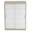 Armoire à portes coulissantes Armoire 150 cm Sonoma/blanc Voir les images du produit 7
