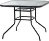 Harbor Housewares Gartentisch mit Glasplatte – Glasplatte Produktbild-Vorschau 1