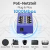 Extralink Gigabit PoE Injector 4x RJ45 für IP Kameras Produktbild-Vorschau 4