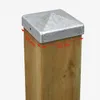 10x Pfostenkappe verzinkt 101mm Pyramide Abdeckkappe für Produktbild-Vorschau 3