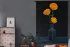 MuchoWow® Wandteppich Wandbehang Vase - Blumen - Orange Produktbild-Vorschau 6