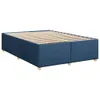 Boxspringbett mit Matratze Blau 160x200 cm Stoff Produktbild-Vorschau 9