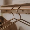 Sandgraue Garderobe mit Kleiderbügel Anwendungsbild Produktbild-Vorschau
