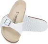 Birkenstock Madrid Damen-Pantoletten in Weiß – weite Produktbild-Vorschau 10