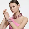 Swarovski Damen Ohrringe Millenia Kreolen Oktagon-Schliff, Produktbild-Vorschau 2