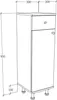 VCM Holz Midischrank | Badschrank | Maße: H. 95 x B. 30 x Produktbild-Vorschau 5