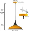 Pendelleuchte Paladin Grau Metall Ø35cm, Gelb Modern Produktbild-Vorschau 7