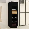 vidaXL Stojak na buty czarny 30x34x105 cm lite drewno Podgląd zdjęcia produktu 9