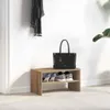 vidaXL Stohovateľný stojan na topánky Artisan dub Náhľad obrázku produktu 3
