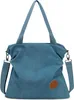Borsa a mano Ladies Canvas Shoulder Crossover Bag 41cm Blu Anteprima dell’immagine prodotto 1