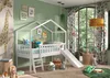 Vipack Hausbett Dallas mit Leiter und Rutsche, Liegefläche Produktbild-Vorschau 3