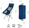 Silla plegable ultraligera, color azul marino, marca Nils Vista previa de la imagen del producto 5