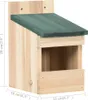 vidaXL Casette per uccelli 4 pezzi 12x16x20 cm in legno di Anteprima dell’immagine prodotto 6