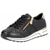 Rieker Damen Leder Sneaker Schwarz Produktbild-Vorschau 8