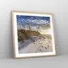 Gerahmtes Poster - Rahmen in heller Eiche - Sand Gras Meer Produktbild-Vorschau 8