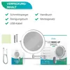 Mirlux Make-up-Spiegel mit LED-Beleuchtung - 5fache Produktbild-Vorschau 10