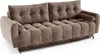 Schlafsofa Ohio braun - Couch mit Schlaffunktion und Produktbild-Vorschau 1