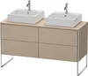 Waschtischunterbau XSQUARE 778x1400x548mm, für 2 Becken Produktbild-Vorschau 1