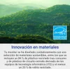 A landscape of green, rolling hills with a forest covering them. An Energy Star logo is in the bottom right corner. Below the image is text about material innovation. Voir les images du produit