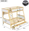 A diagram of a bunk bed with dimensions and labels. Anteprima dell’immagine prodotto