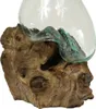Vase Wurzelglas Teelichthalter Glasvase Glas Deko Unikat Produktbild-Vorschau 6