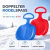 2er Set Schlitten Bob blau & rot - für Kinder zum Produktbild-Vorschau 4