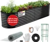 BRAST Hochbeet Metall Julia Midi | 240x80x80cm Schwarz | Produktbild-Vorschau 1