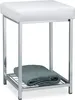Relaxdays Hocker gepolstert, Kleiner Sitzhocker, Produktbild-Vorschau 1