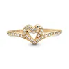 Pandora Timeless Wishbone Sparkling Heart Ring 169302C01 Podgląd zdjęcia produktu 2