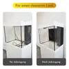 Aquarium Hintergrundfolie für Juwel Lido 120 Schwarz Matt – Produktbild-Vorschau 2