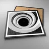 Gerahmtes Poster - Schwarzer Rahmen - Stück Modern Treppe - Produktbild-Vorschau 3