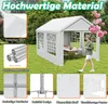 UISEBRT 3x4m Premium Party Tent Pavilion with side parts, Voir les images du produit 7