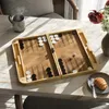Umbra Brettspiel Blitz Backgammon, Holz, Natur, 48 x 37 cm, Produktbild-Vorschau 10