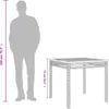 VidaXL 366273, Černá, Hnědá, 800 mm, 800 mm, 750 mm Náhled obrázku produktu 8