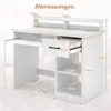 COSTWAY Schreibtisch mit Ladestation, USB- & Produktbild-Vorschau 7